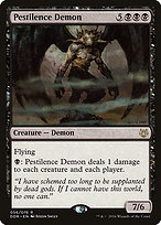 Magic the Gathering Card - Pestilence Demon - MTG Circle