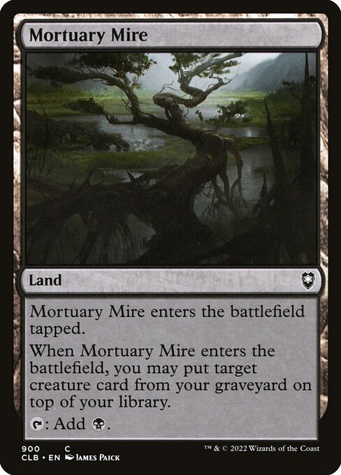Magic the Gathering Card - Mortuary Mire - MTG Circle