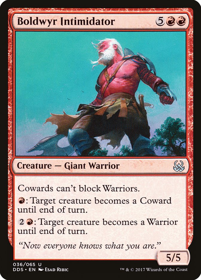 Magic the Gathering Card - Boldwyr Intimidator - MTG Circle
