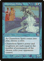 Magic the Gathering Card - Chameleon Spirit - MTG Circle