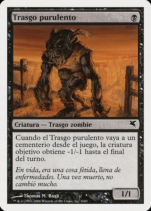 Magic the Gathering Card - Festering Goblin - MTG Circle
