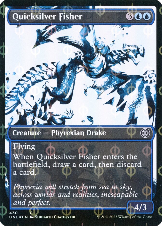 Magic the Gathering Card - Quicksilver Fisher - MTG Circle