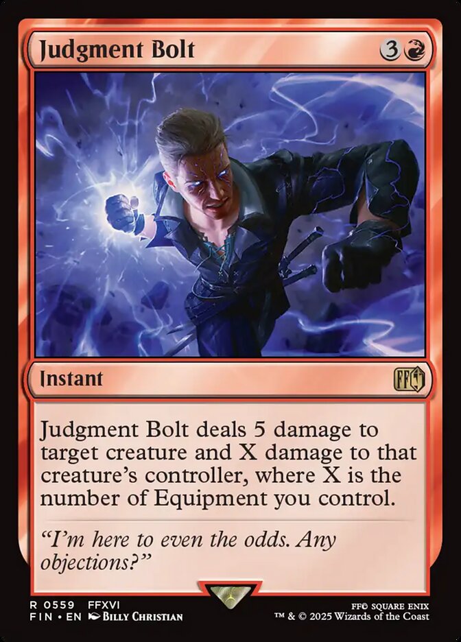 Magic the Gathering Card - Judgment Bolt - MTG Circle