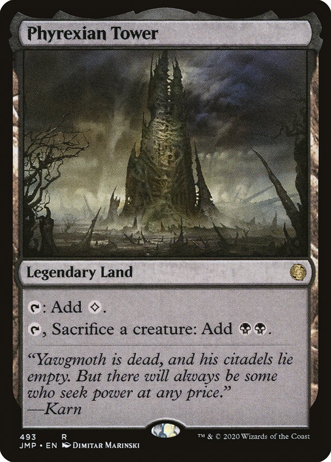 Magic the Gathering Card - Phyrexian Tower - MTG Circle