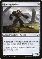Magic the Gathering Card - Howling Golem - MTG Circle