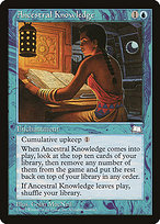 Magic the Gathering Card - Ancestral Knowledge - MTG Circle