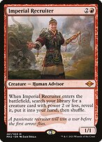 Magic the Gathering Card - Imperial Recruiter - MTG Circle