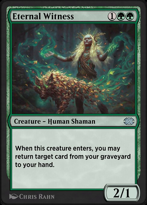 Magic the Gathering Card - Eternal Witness - MTG Circle