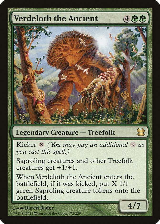 Magic the Gathering Card - Verdeloth the Ancient - MTG Circle