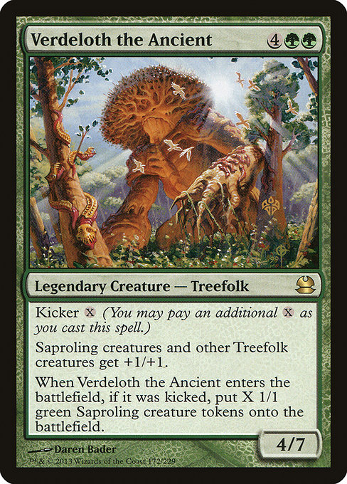 Magic the Gathering Card - Verdeloth the Ancient - MTG Circle