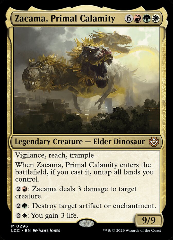 Magic the Gathering Card - Zacama, Primal Calamity - MTG Circle