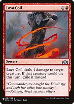Magic the Gathering Card - Lava Coil - MTG Circle