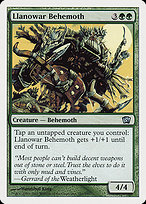 Magic the Gathering Card - Llanowar Behemoth - MTG Circle