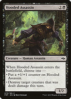 Magic the Gathering Card - Hooded Assassin - MTG Circle