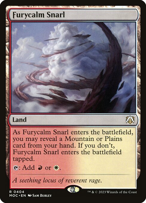 Magic the Gathering Card - Furycalm Snarl - MTG Circle