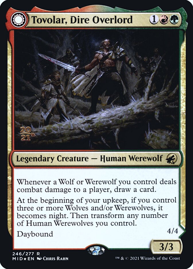 Magic the Gathering Card - Tovolar, Dire Overlord - MTG Circle