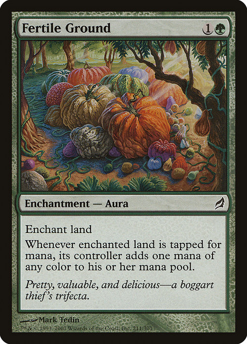 Magic the Gathering Card - Fertile Ground - MTG Circle