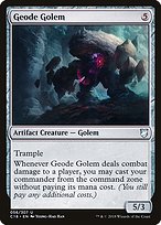 Magic the Gathering Card - Geode Golem - MTG Circle