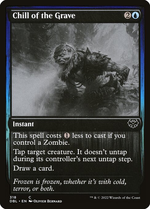 Magic the Gathering Card - Chill of the Grave - MTG Circle