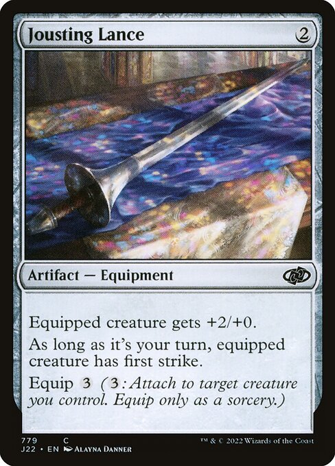 Magic the Gathering Card - Jousting Lance - MTG Circle