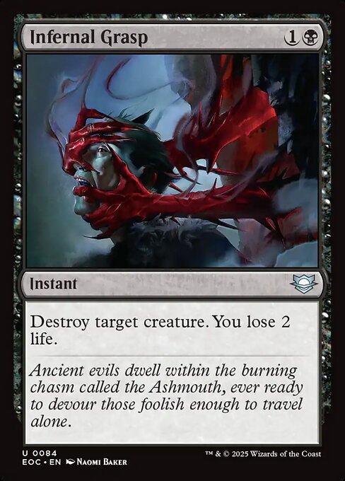 Magic the Gathering Card - Infernal Grasp - MTG Circle