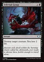 Magic the Gathering Card - Infernal Grasp - MTG Circle