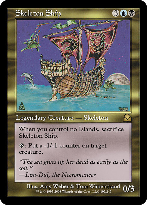 Magic the Gathering Card - Skeleton Ship - MTG Circle
