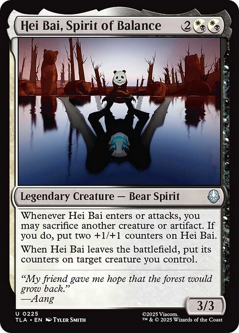 Magic the Gathering Card - Hei Bai, Spirit of Balance - MTG Circle