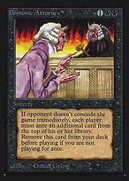 Magic the Gathering Card - Demonic Attorney - MTG Circle