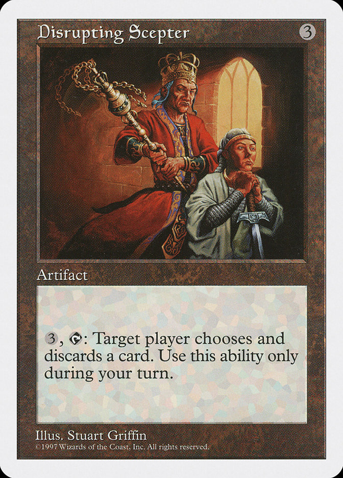 Magic the Gathering Card - Disrupting Scepter - MTG Circle