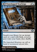 Magic the Gathering Card - Waterlogged Teachings // Inundated Archive - MTG Circle