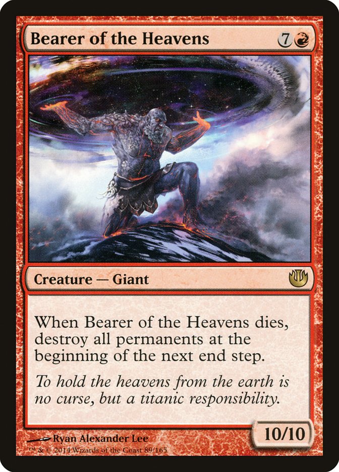 Magic the Gathering Card - Bearer of the Heavens - MTG Circle