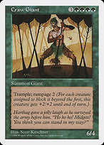 Magic the Gathering Card - Craw Giant - MTG Circle