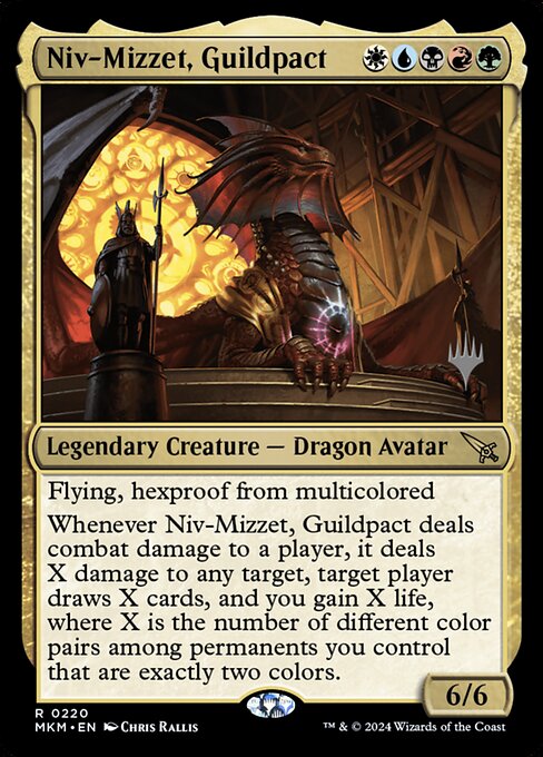 Magic the Gathering Card - Niv-Mizzet, Guildpact - MTG Circle