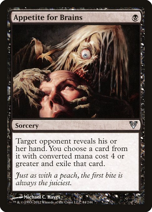 Magic the Gathering Card - Appetite for Brains - MTG Circle