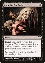 Magic the Gathering Card - Appetite for Brains - MTG Circle