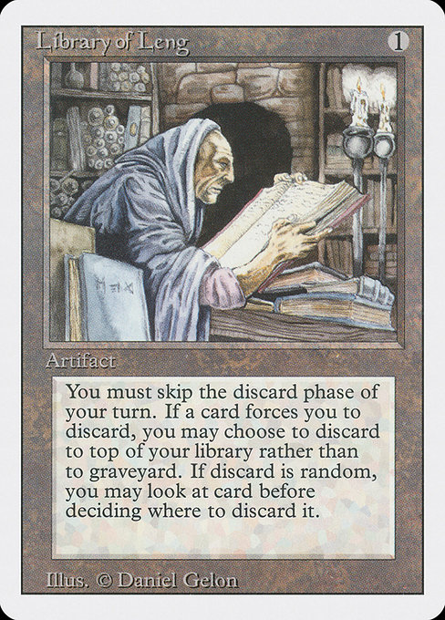 Magic the Gathering Card - Library of Leng - MTG Circle
