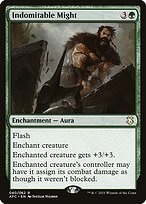 Magic the Gathering Card - Indomitable Might - MTG Circle