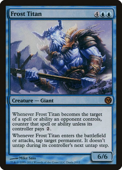 Magic the Gathering Card - Frost Titan - MTG Circle