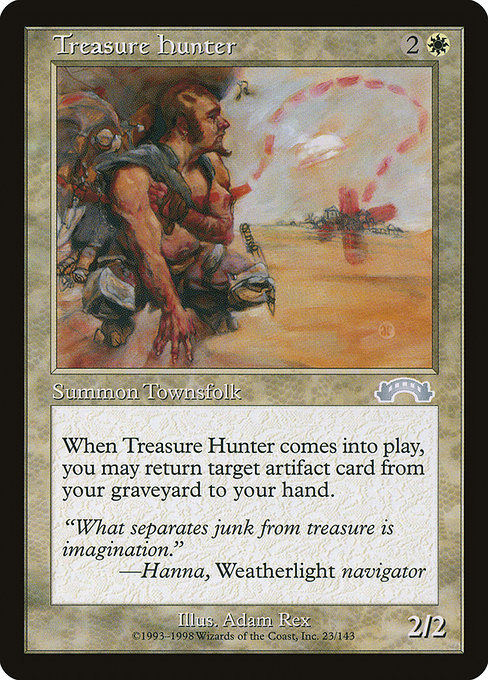 Magic the Gathering Card - Treasure Hunter - MTG Circle