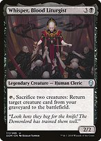 Magic the Gathering Card - Whisper, Blood Liturgist - MTG Circle