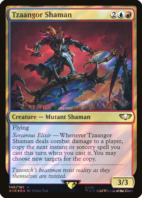 Magic the Gathering Card - Tzaangor Shaman - MTG Circle