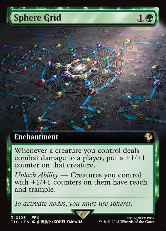 Magic the Gathering Card - Sphere Grid - MTG Circle