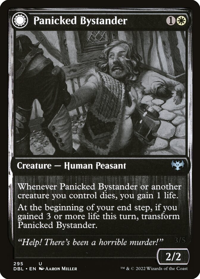 Magic the Gathering Card - Panicked Bystander - MTG Circle