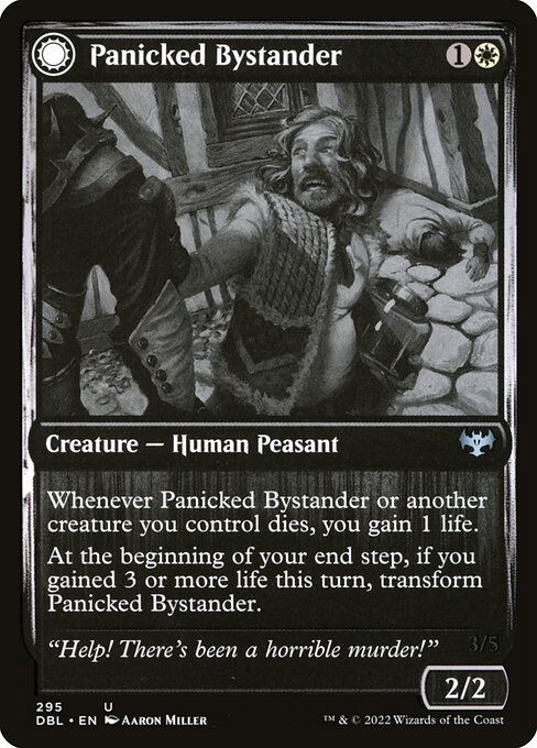 Magic the Gathering Card - Panicked Bystander - MTG Circle