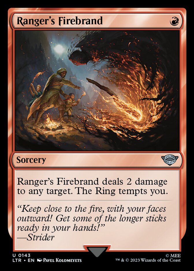 Magic the Gathering Card - Ranger's Firebrand - MTG Circle