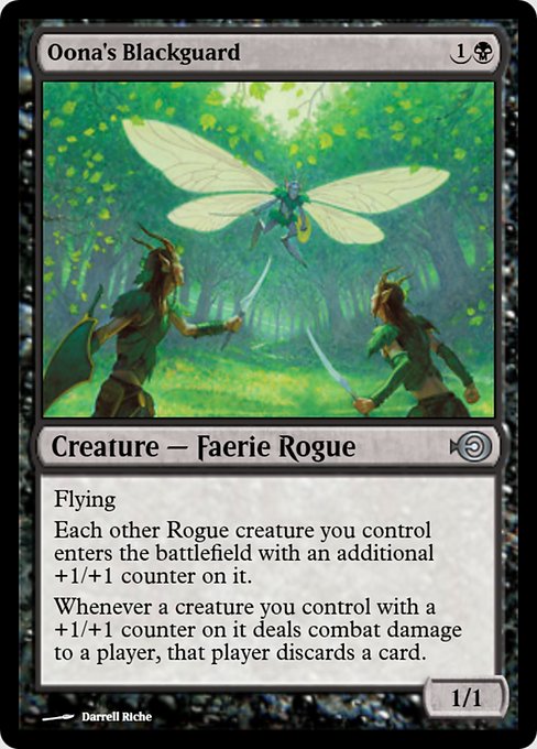 Magic the Gathering Card - Oona's Blackguard - MTG Circle