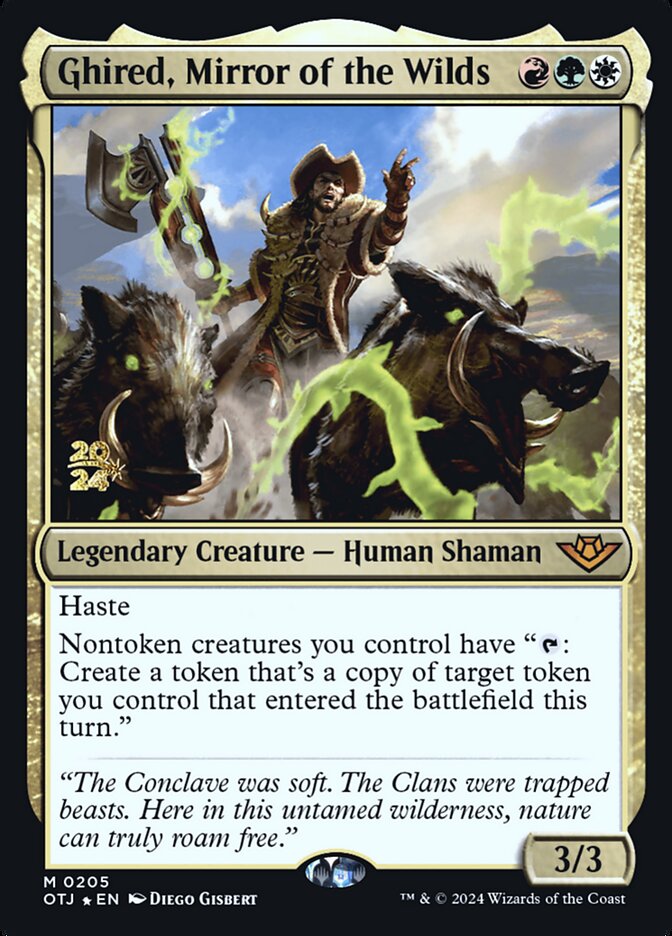 Magic the Gathering Card - Ghired, Mirror of the Wilds - MTG Circle