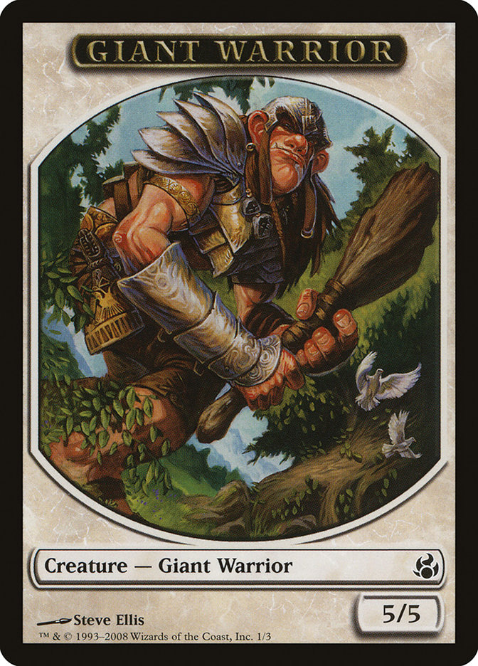 Magic the Gathering Card - Giant Warrior - MTG Circle