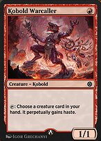 Magic the Gathering Card - Kobold Warcaller - MTG Circle